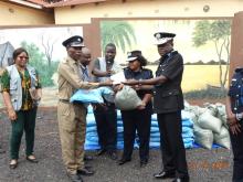 A symbolic presentation of some of the donated items
